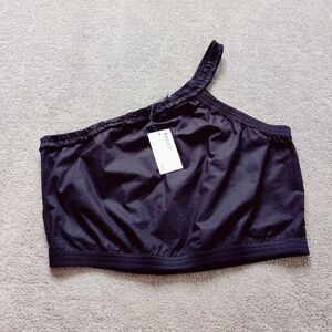Bailey 44 Women's Black Tank Top Off Shoulder Black 100% Cotton Size XL NEW